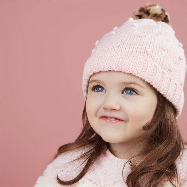 Mud Pie Leopard Puff Hats