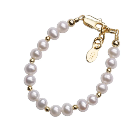 Brynn - 14K Gold Plated Pearl Bracelet