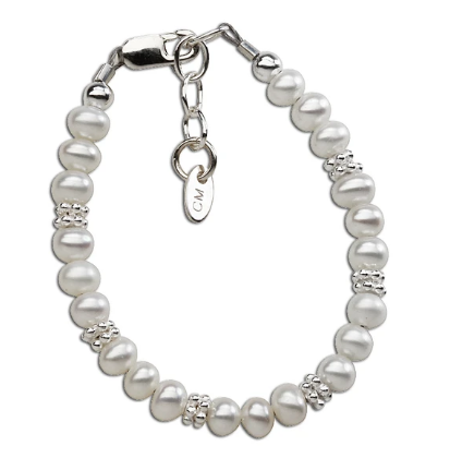 Victoria - Sterling Silver Pearl Bracelet