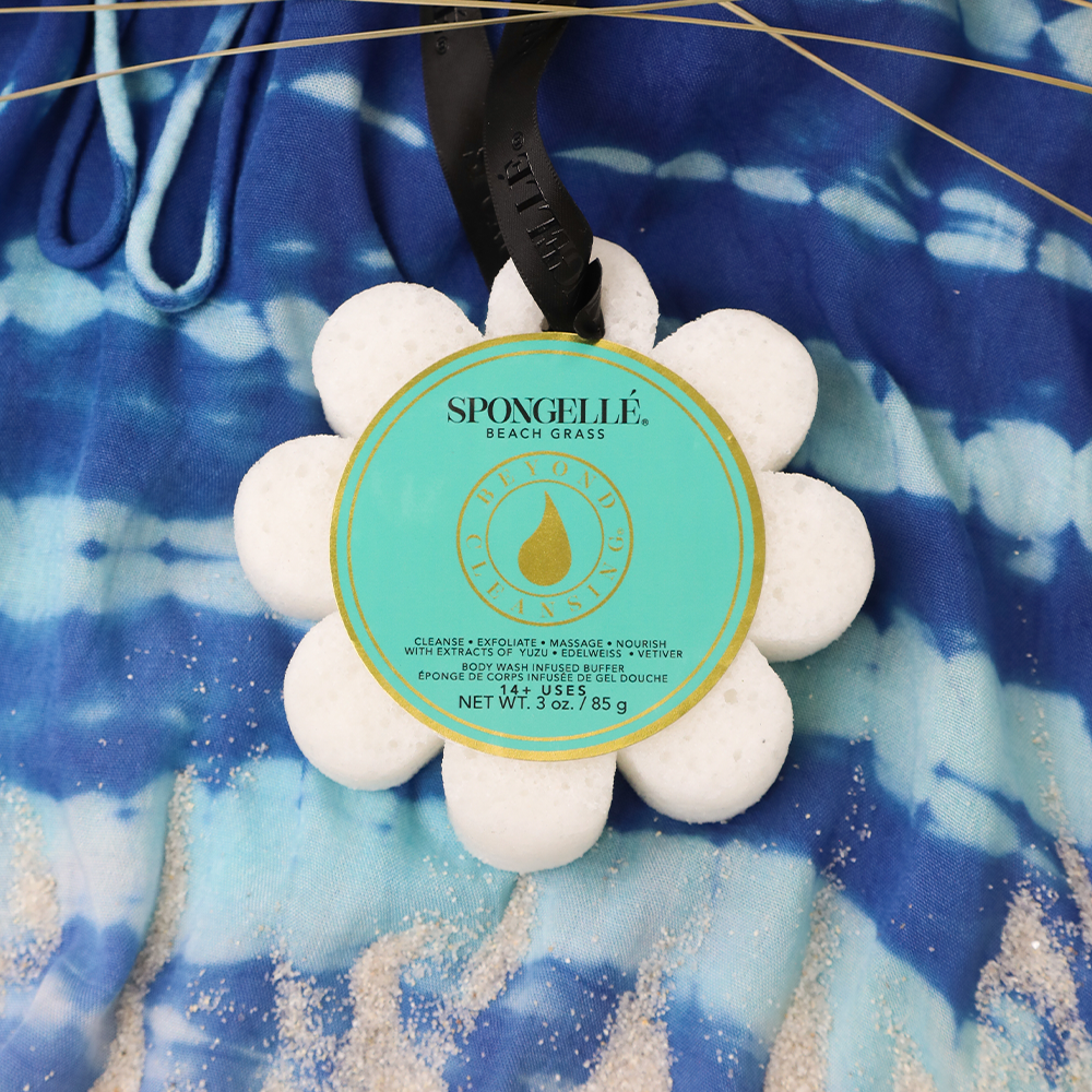 Beach Grass Wild Flower Bath Sponge
