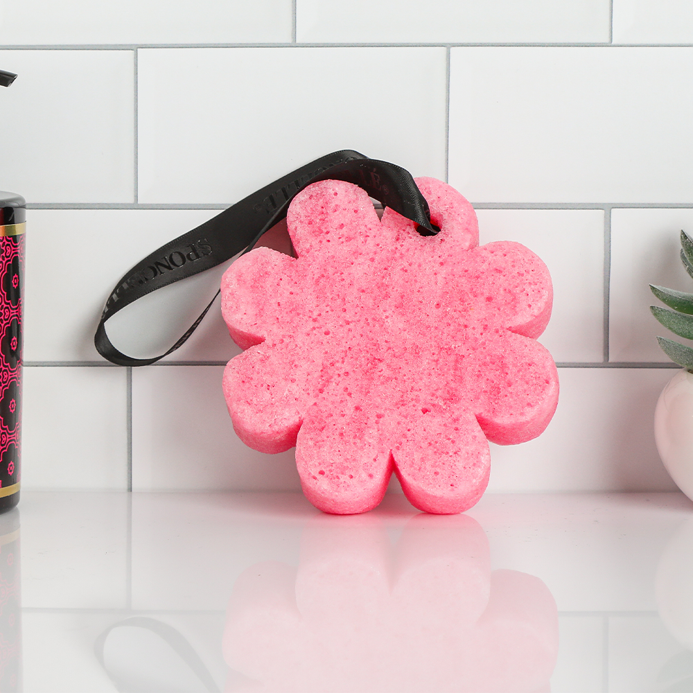 Bulgarian Rose Wild Flower Bath Sponge