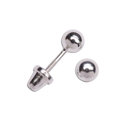 Sterling Silver Ball Stud Earrings