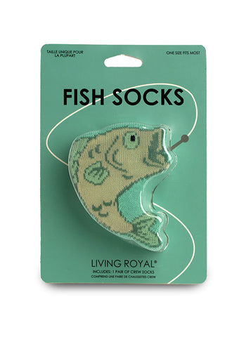 Fish 3D Crew Socks