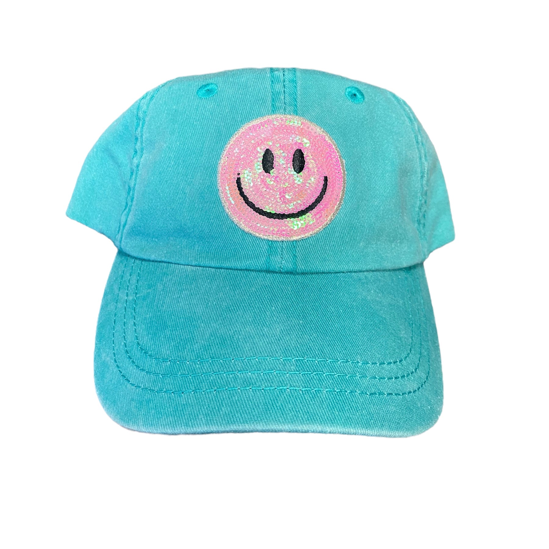 Sequin Smiley Face Hat