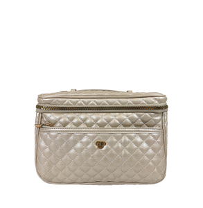 Classic Train Case - Pearl Quilted