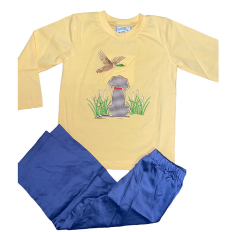 Duck Hunting Applique Pant Set