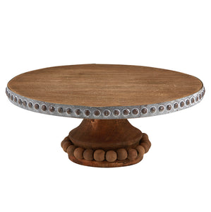 Small Wooden Cake Stand