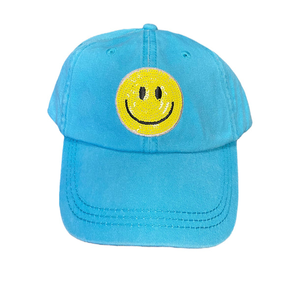 Sequin Smiley Face Hat