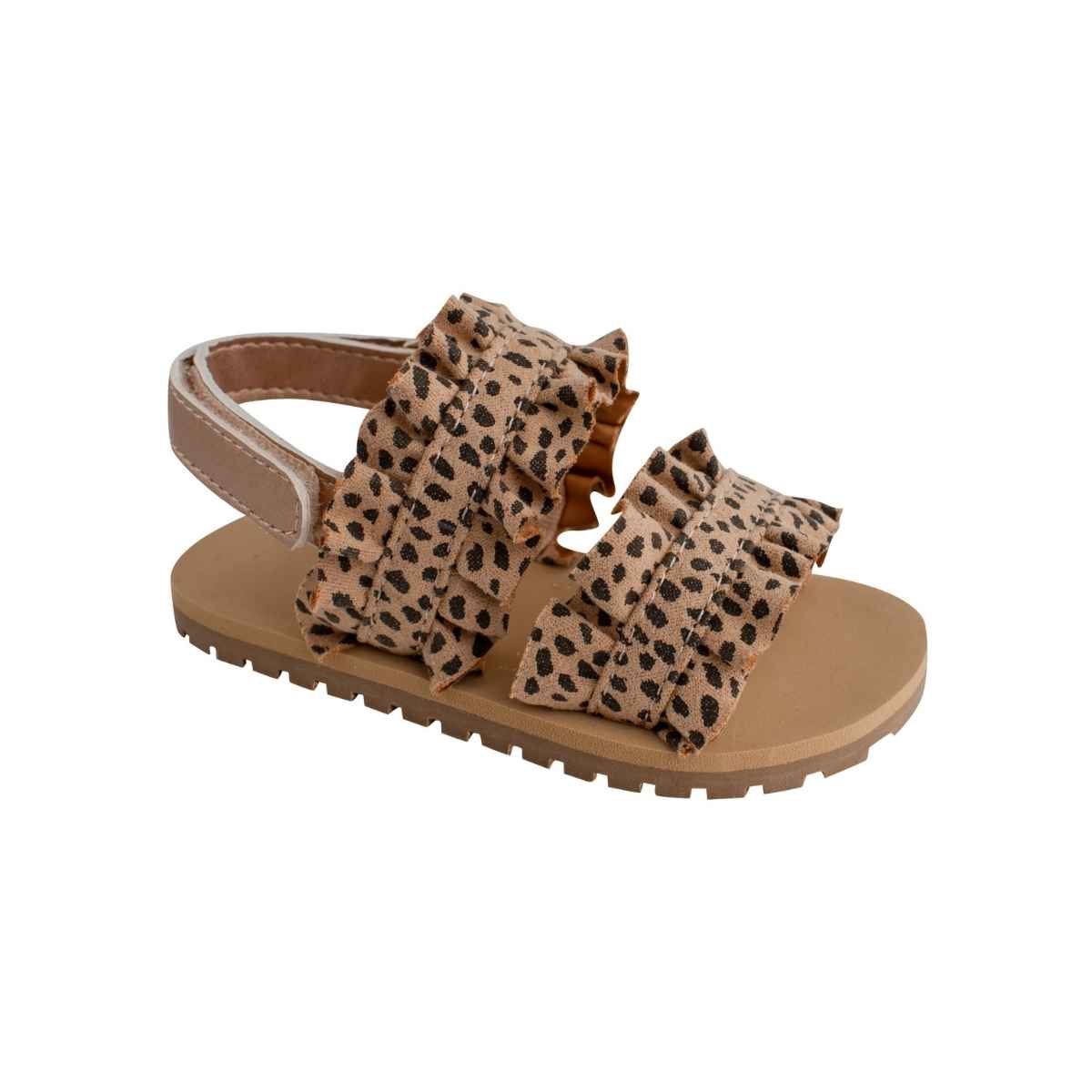 Walk Cheetah Ruffle Sandals