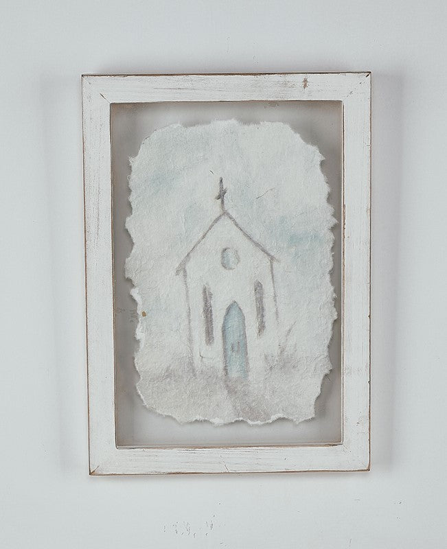 10x14" Church in Floating Frame