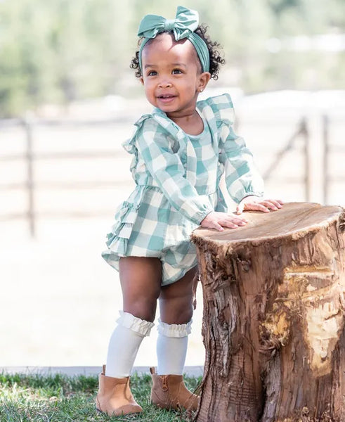 Rosewood, Spruce, & Ivory Knee High Socks