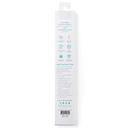 Swig Pretty in Plaid + Mint Reusable Straw Set